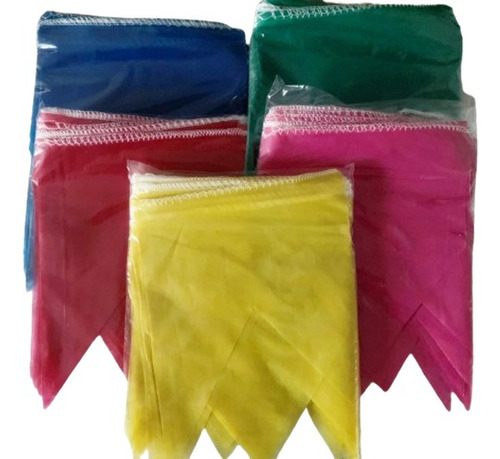 Kit Com 1000 Metros Bandeirinha Festa Junina Cor Única