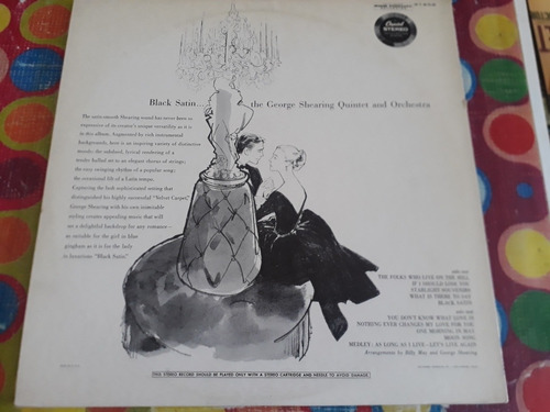 Black Satin Lp The George Shearing Quintet And Orchestra (Usado)
