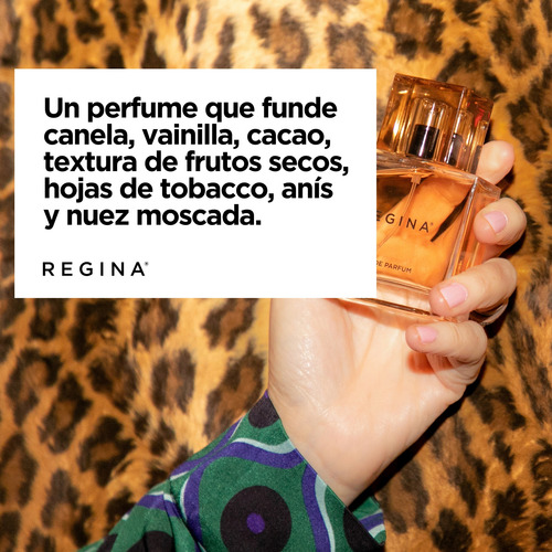 Perfume Regina Eau De Parfum 50ml Canela & Vainilla Mujer.