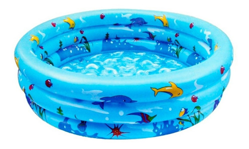 Imagen 5 de 9 de Piscina Inflable Redonda Bebes Y Niños 120 Cm