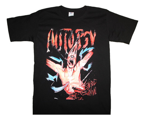 Gusanobass Playera Metal Rock Autopsy Severed Survival Death