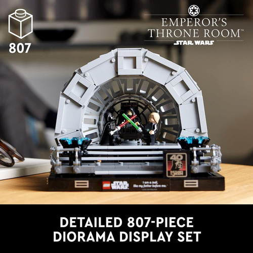 Lego Star Wars Emperors Trone Room Diorama 75352 Construcció