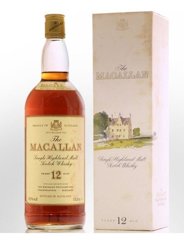 Whisky Macallan 12 Años. Single Highland Malta Scotch Whisky