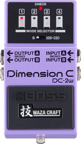 Boss Waza Craft Dimension C Guitar Pedal (dc-2w)