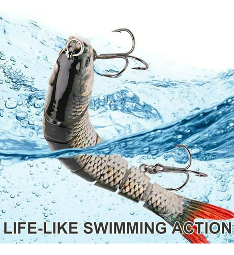 Pike Wobblers: 13.4cm, 18.6g Multi-jointed Fishing Lure