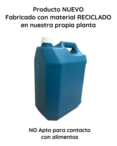 Imagen 6 de 10 de Bidones Plasticos 10 Litros Nuevo Color Rec X 40 Un.