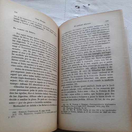 El Acrdenal Albornoz - Juan Beneyto - Espasa Calpe 1950 (Usado)