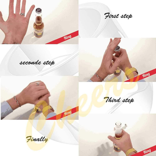Anillo Abridor De Botellas, Herramienta Creativa Y Versátil