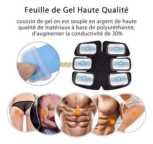 * 1 Parche De Entrenamiento Muscular De Glúteos Ems