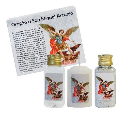 Imagem 2 de 5 de Kit Proteção São Miguel Arcanjo