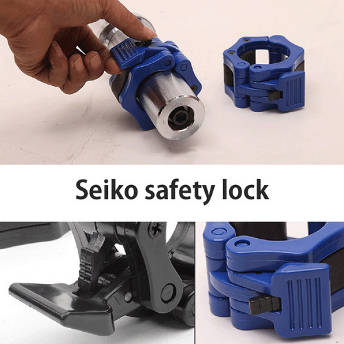 Clipes Barbell Collar Lock, 1 Par De Halteres De Ginástica,