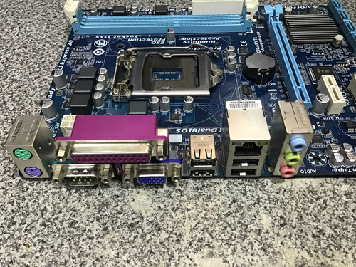 Placa Base Gigabyte Ga-h61m-ds2 Ultra Durable 4.0 Azul (Usado)