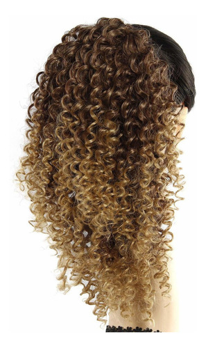 Extensiones De Cola De Caballo Rizadas Afro Para Mujeres Neg