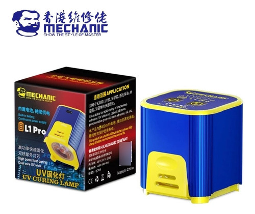 Lâmpada Ultravioleta Mechanic L1 Pró Cura Tinta Máscara Uv
