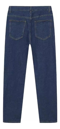 Mens Jeans Slim Fit Pantalones De Algodón De Color Sólido