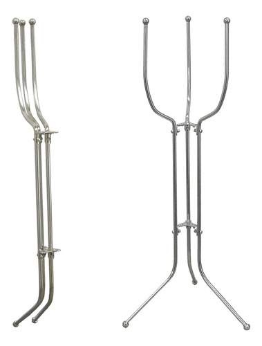 Soporte Base Cubetas Porta Champaña Acero Inoxidable 73 Cm Liso
