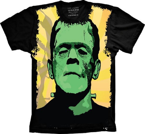 Camiseta Frete Grátis Plus Size Frankenstein
