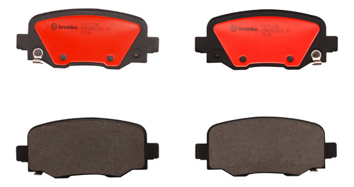 Balatas Traseras / Chrysler 200 C 2015 - 2016 Cerámica