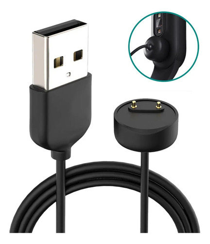 Cable Usb Cargador Para Xiaomi Mi Band 2/ 3/ 4/ 5/ 6/ 7