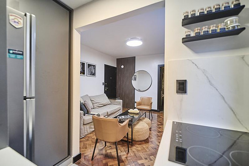 Departamento 2 Ambientes Reciclado Impecable Luminoso Apto Profesional En Recoleta