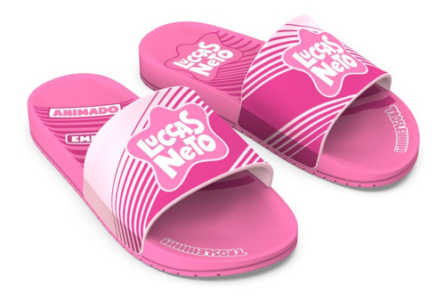 Chinelo Luccas Neto Cofrinho 22369 - Menina Slide Gaspea