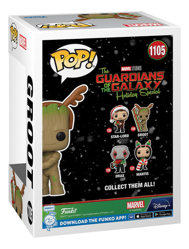 Funko - Pop! Marvel - Gotg Holiday Special - Groot #1105