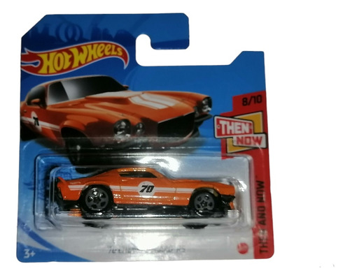 Chevy Camaro Rs 1970 Naranja Hot Wheels 1/64 Tarjeta Corta 