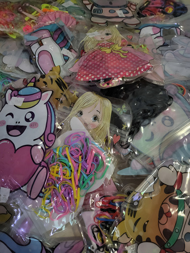 500 Mini Liga Plástica De Colores En Bolsa Y Cierre Zippie