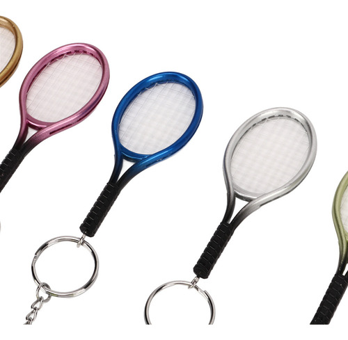 Rii 5 Mini Llaveros Colgantes De Raqueta De Tenis