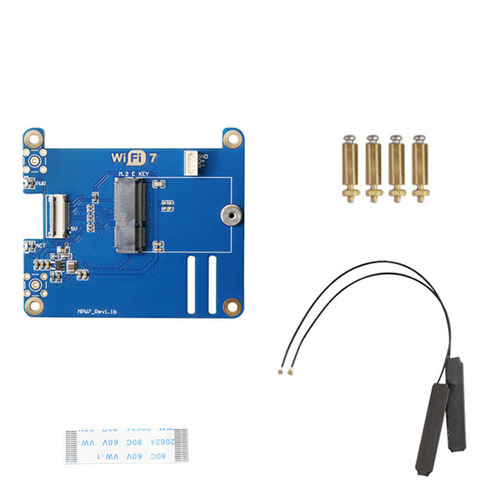 Mpw7na Para Módulo Wifi7 De 5 Teclas Electrónicas Pcie A M.2