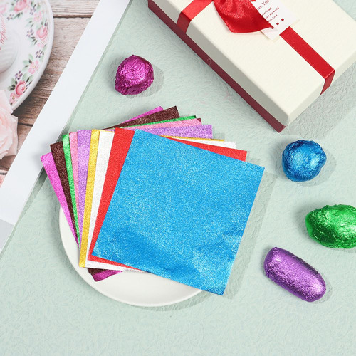 Papel De Aluminio Para Envolver Paquetes De Chocolate Dulce