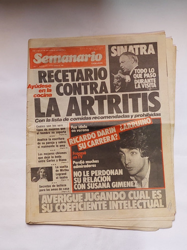 Semanario / Nº 111 / 1981 / Ricardo Darín / Mirtha Legrand