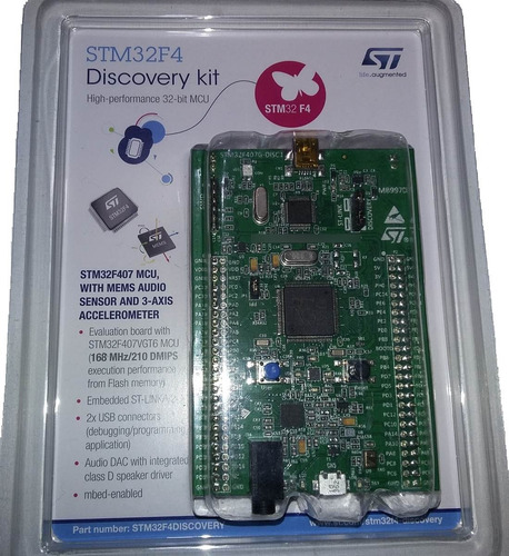 Discovery Stm32f407g-disc1 Con Cable Mini Usb