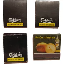 Comprar Set 4 Cajas De Fósforos Coleccionables Bebidas