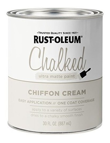 Pintura Mate Rust-oleum Chiffon Cream 30 Oz