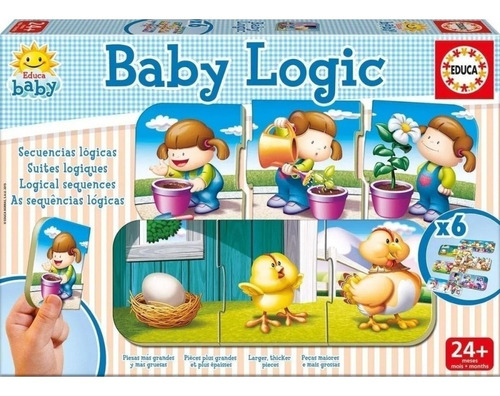 Juego Secuencias Logicas X6 Educa Baby (1153)
