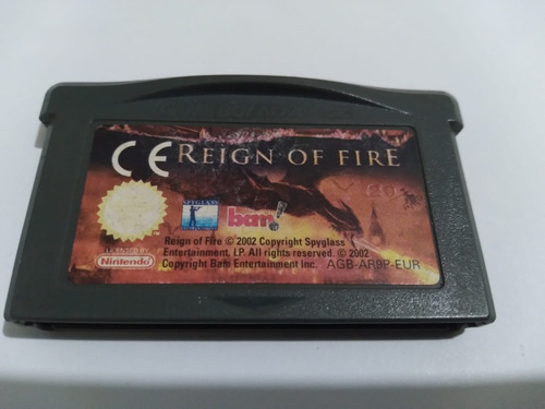 Gba Reign Of Fire - Original Eur (Usado)