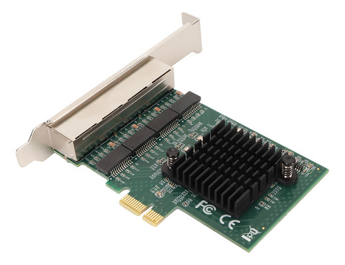 Placa De Interface De Rede Gigabit Ethernet Pcie X1 De 4 Por