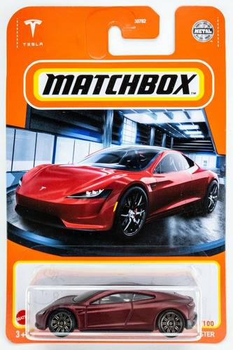 Matchbox Tesla Roadster 4/100 (rojo)