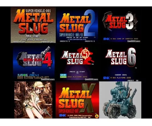 Metal Slug Antology (Clássico Ps2) Coleção 7 em 1 Midia Digital Ps3 - WR  Games Os melhores jogos estão aqui!!!!