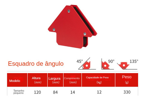 Kit Capacete De Solda Com 3 Esquadros Magnéticos 12kg Snel