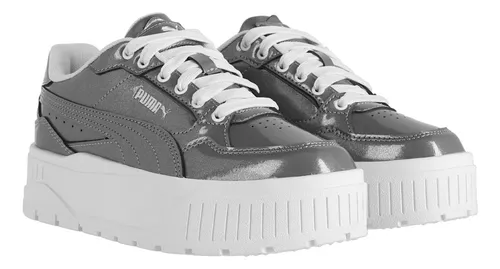 Zapatilla Puma Karmen Ii Idol Glitz Mujer Plateadas/blancas