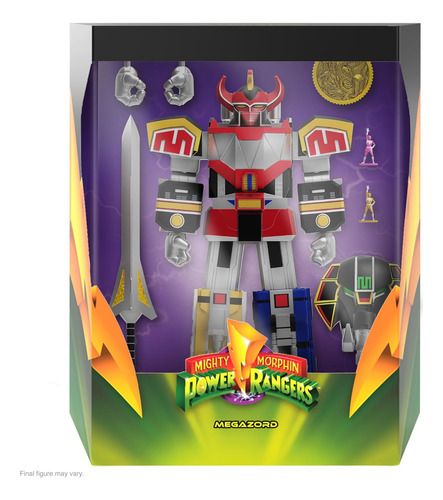 Super 7- Power Ranger Mighty Morphin- Megazord (Usado)