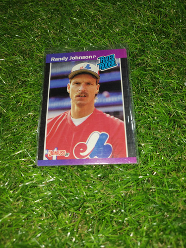 Cv Randy Johnson Rookie Card Donruss Rated Rookie 1989 Rc