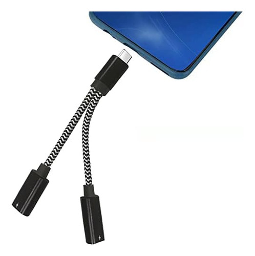 Hldinie Usb Tipo C A Doble Usb C Hembra Conector De Audio Au