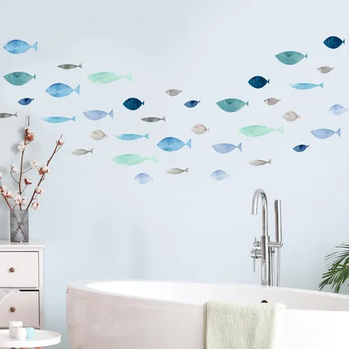 Humyoun 36 Pcs Costillas De Pared De Pescado Pegatinas De De