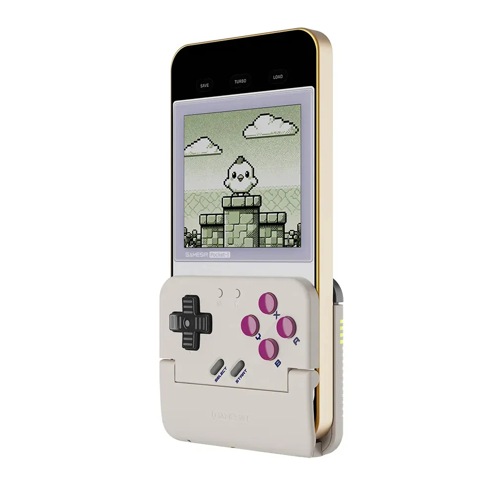 Controle GameSir P1 Pocket Taco Bluetooth para Celular Android, Branco