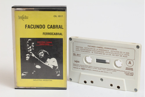 Cassette Facundo Cabral Ferrocabral 1984
