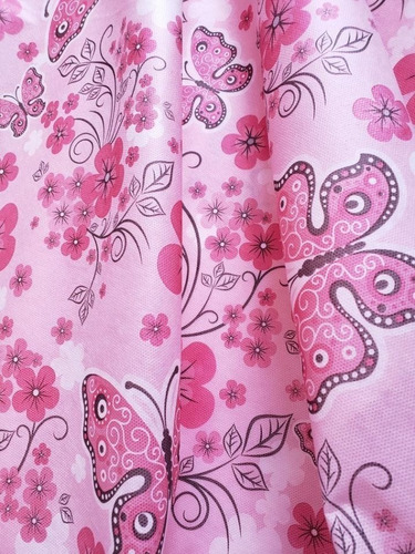 Tnt Estampado Jardim Encantado Borboletas 1,40m X 2 Metros Cor Estampas