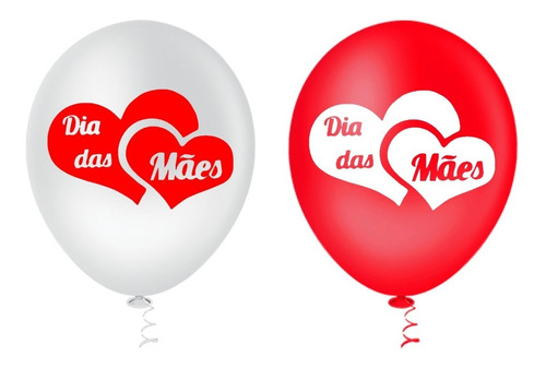 20 Balão (bexiga) N09 Comemoração Dia Das Mães 